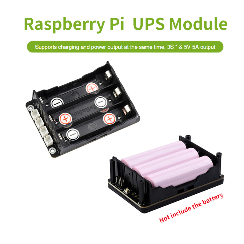 Raspberry Pi Uninterrupted Power Supply Ups 18650 - مزود طاقة غير منقطع عبر ناقل