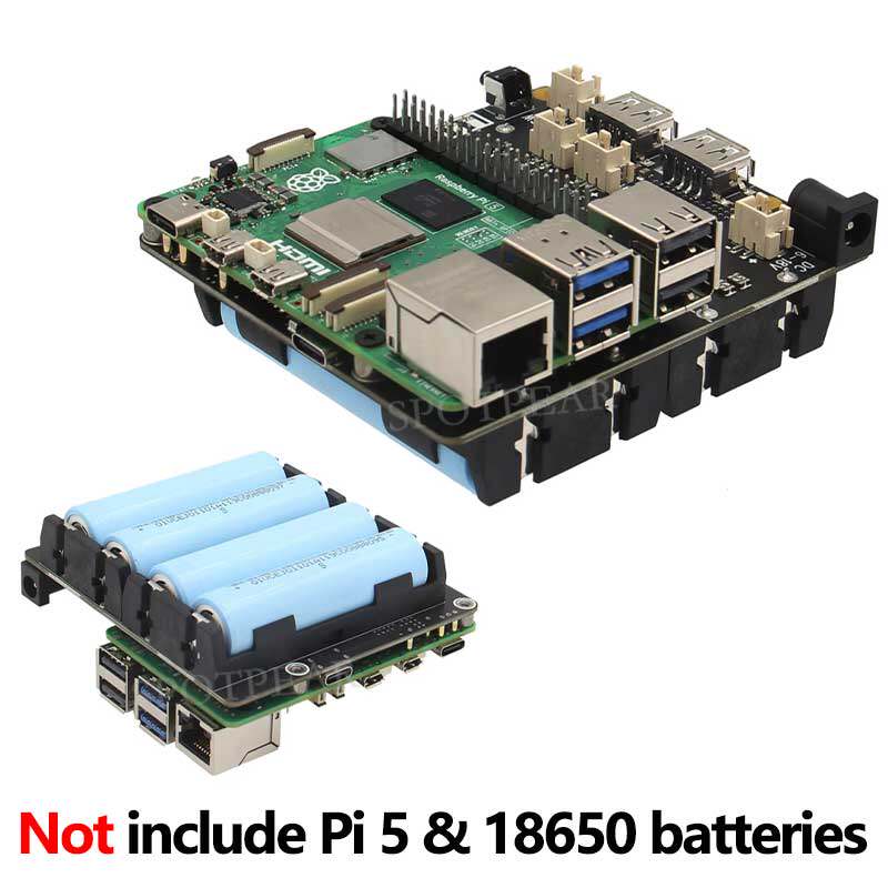 Raspberry Pi Uninterrupted Power Supply Ups 18650 - لوحة إدارة الطاقة X1202 لـ Raspberry