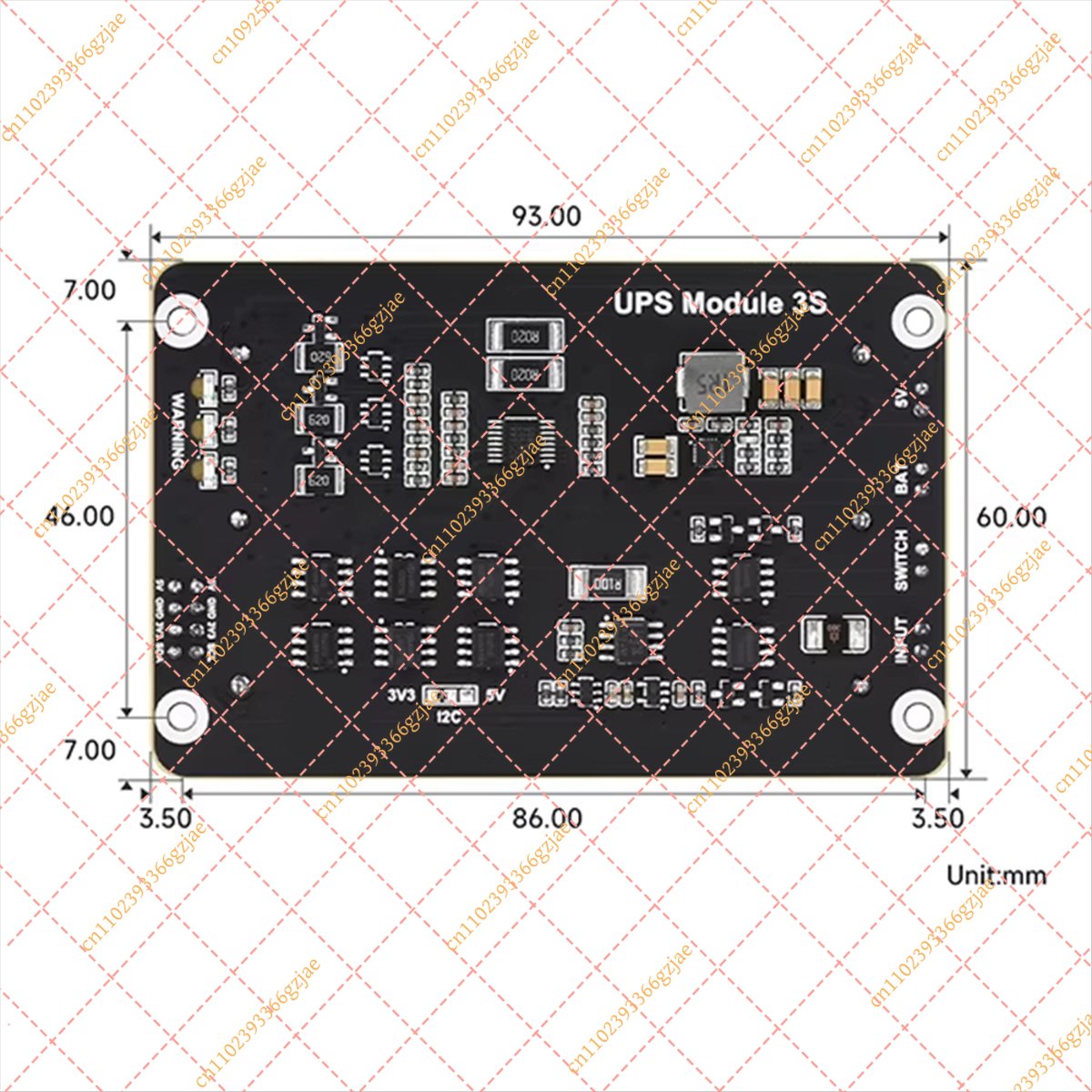 Raspberry Pi Uninterrupted Power Supply Ups 18650 - وحدة تزويد الطاقة غير المنقطعة FY