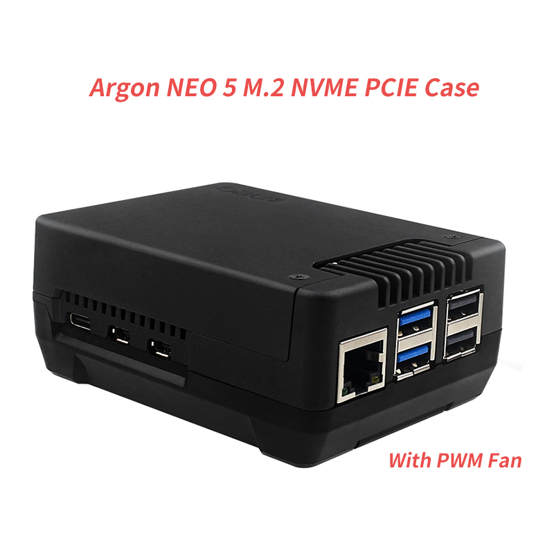 حافظة Argon NEO 5 M.2 NVME PCI - مراجعة Argon One V3 M.2 Nvme Case وسعره