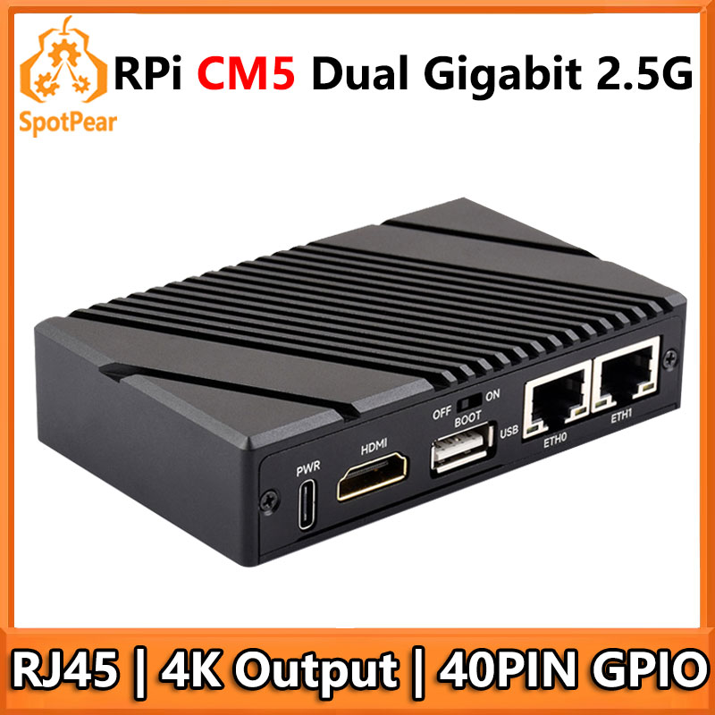 لوحة توسعة راسبيري باي CM5 جيج - مراجعة Argon One V3 M.2 Nvme Case وسعره