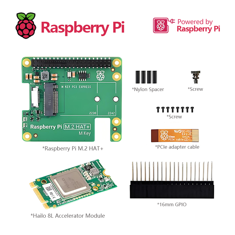مجموعة Raspberry Pi 5 AI الرسم - مراجعة Raspberry Pi Ai Kit Hailo-8L وسعره
