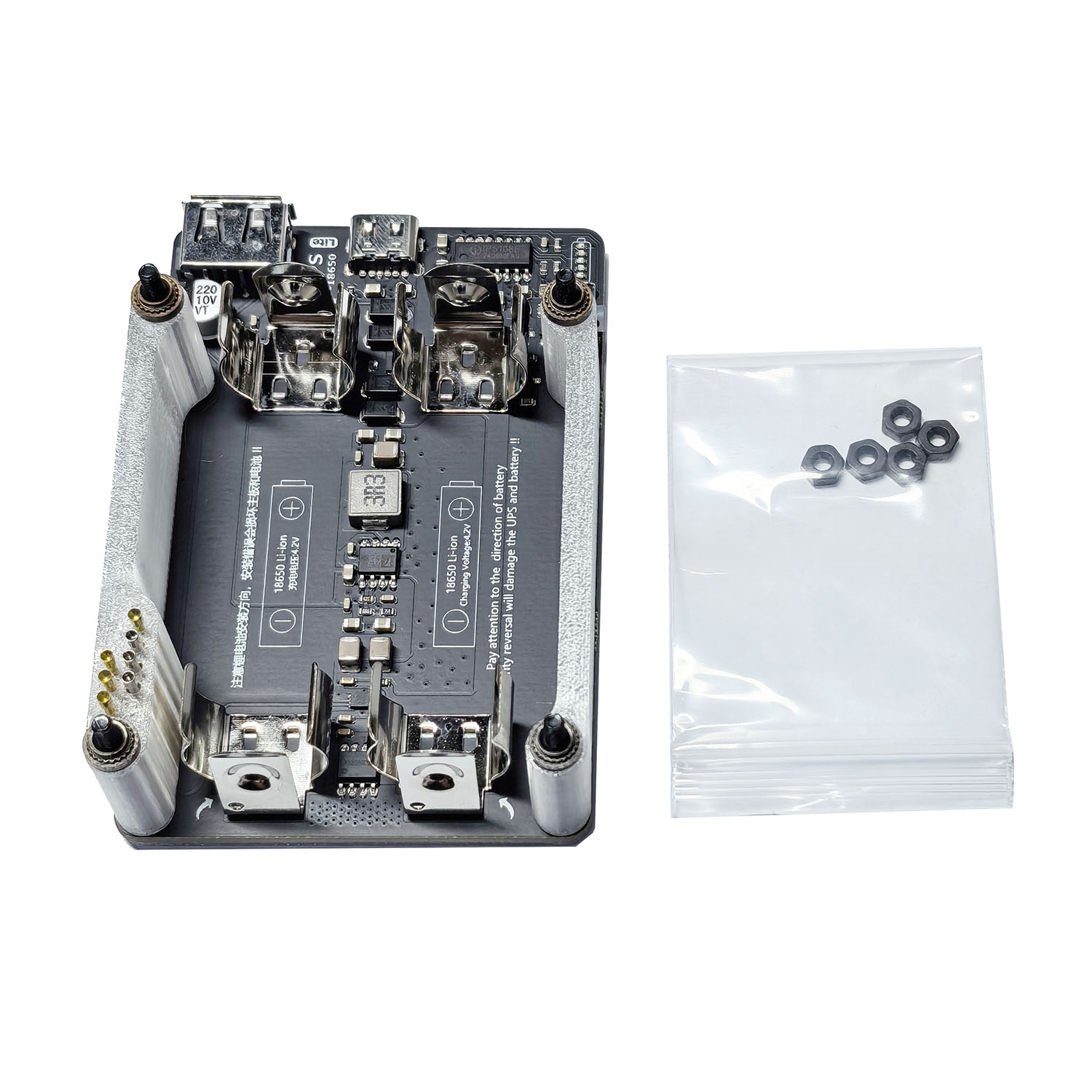 التوت بي 4B 3B + 3B 5 فولت 3A  - مراجعة Raspberry Pi Uninterrupted Power Supply Ups 18650 وسعره