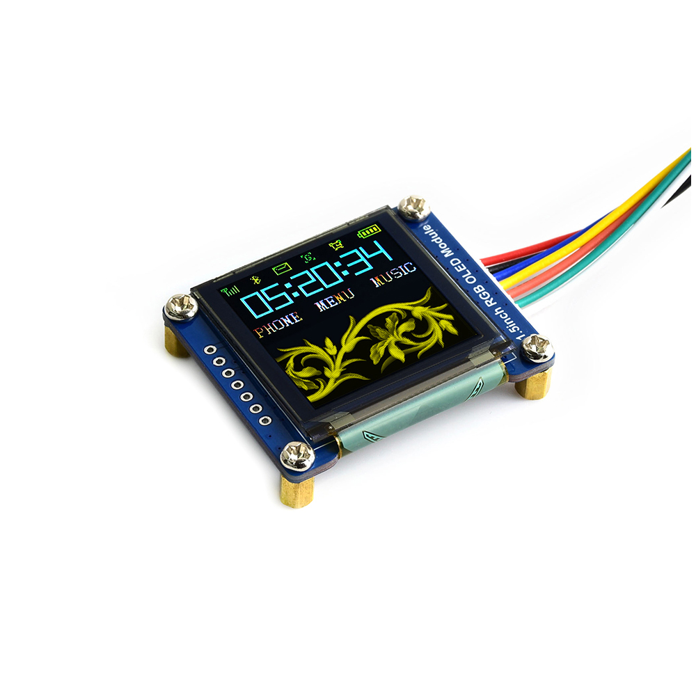 شاشة عرض OLED RGB بحجم 1.5 بوص - مراجعة Raspberry Pi 4 8Gb Ram Kit وسعره