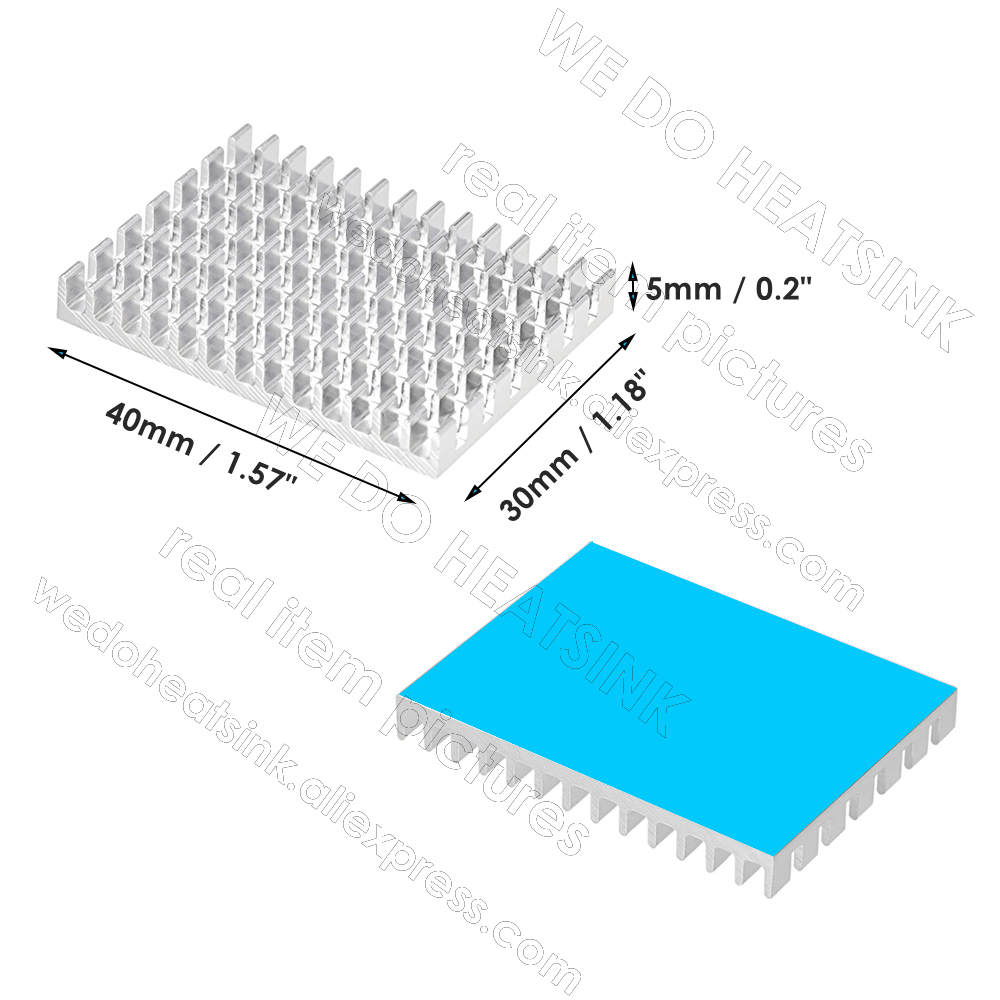 نحن نفعل المبرد 30*40*5 مللي م - مراجعة Raspberry Pi Water Cooling Kit وسعره