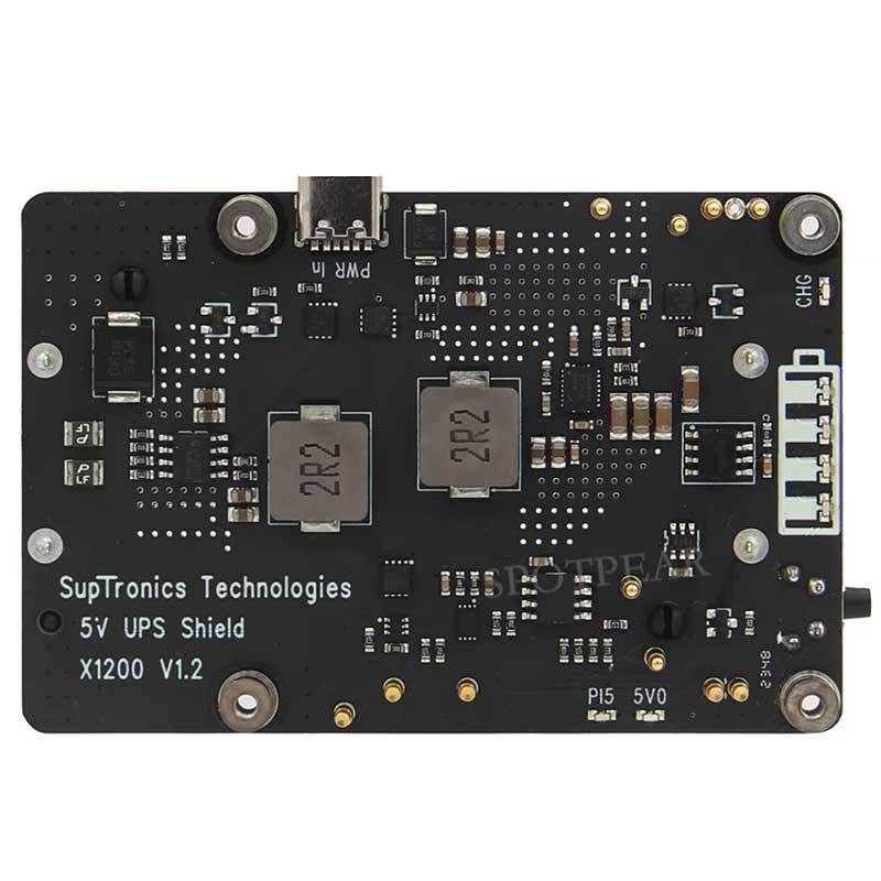 لوحة X1200 Raspberry Pi 5 UPS  - مراجعة Raspberry Pi Uninterrupted Power Supply Ups 18650 وسعره