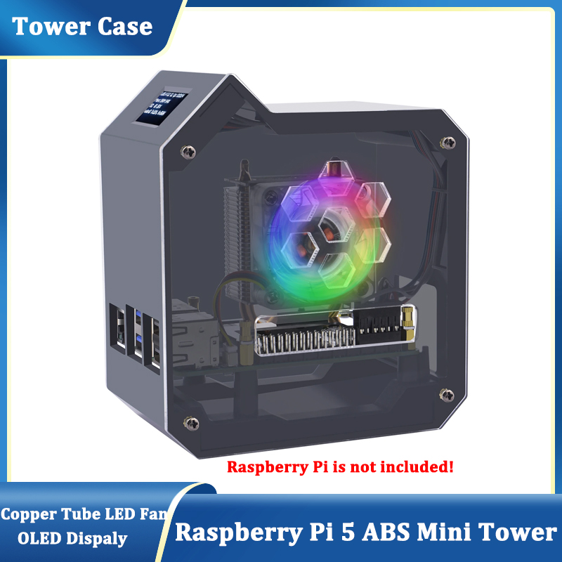 GeeekPi Raspberry Pi 5 ABS Min - مراجعة Argon One V3 M.2 Nvme Case وسعره