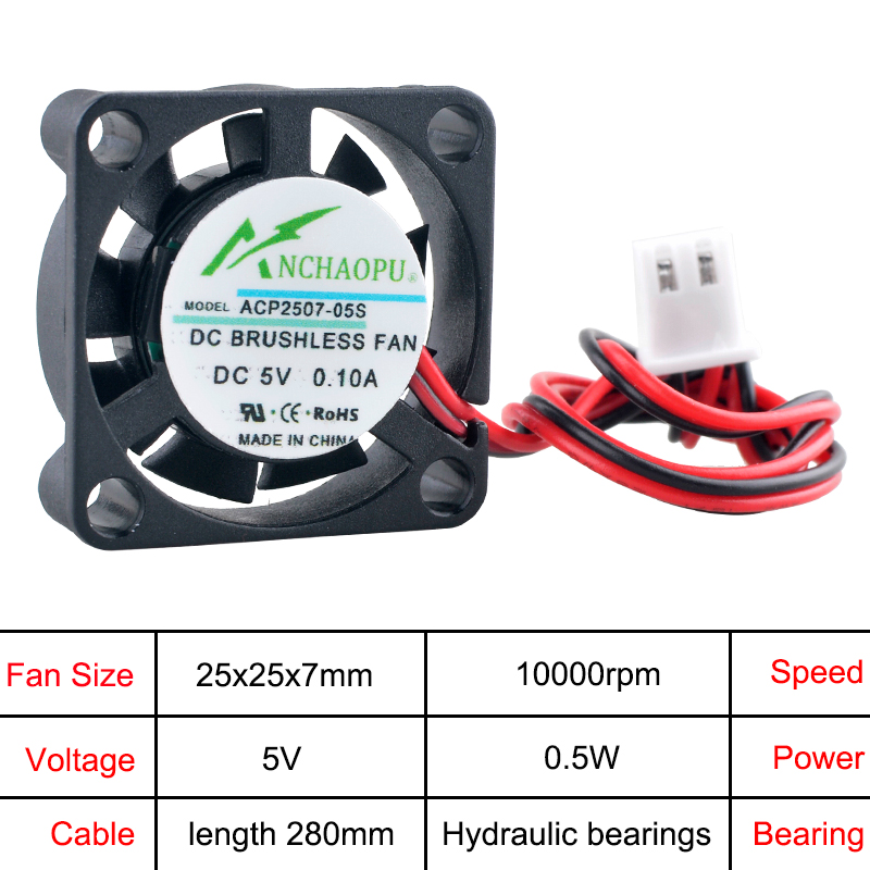 ANCHAOPU 25 مللي متر مروحة تبر - مراجعة Raspberry Pi Water Cooling Kit وسعره