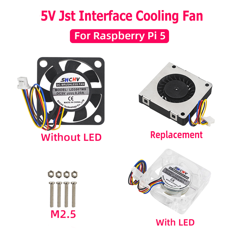 5 فولت مروحة التبريد واجهة JST - مراجعة Raspberry Pi Water Cooling Kit وسعره