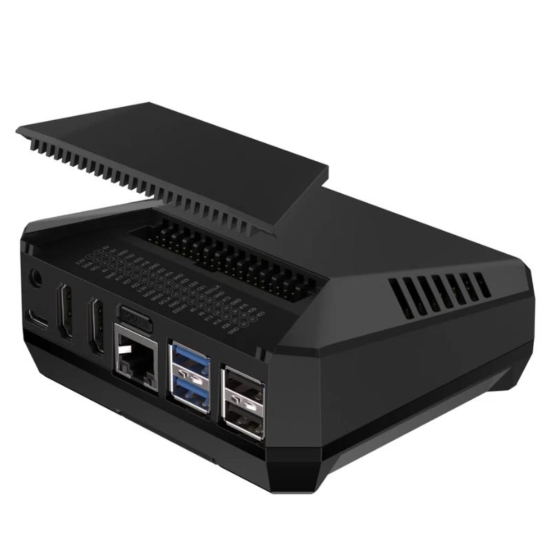 السكن سبائك الألومنيوم مع مروح - مراجعة Argon One V3 M.2 Nvme Case وسعره