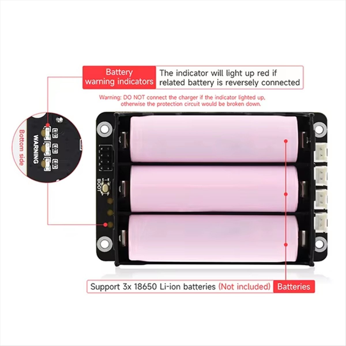 توقع-لـ Raspberry Pi 5 UPS HAT - مراجعة Raspberry Pi Uninterrupted Power Supply Ups 18650 وسعره